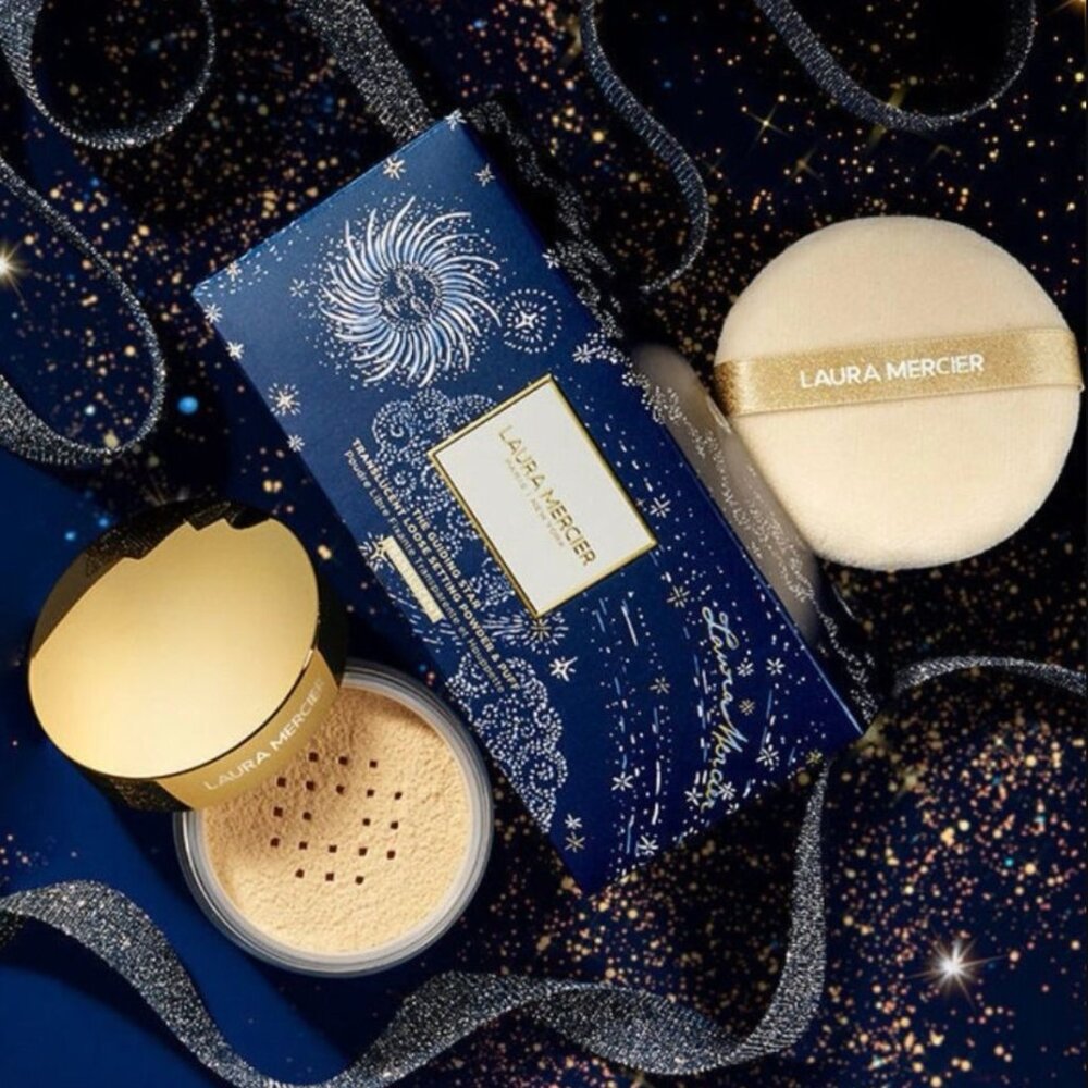 Laura Mercier Guiding Star Translucent Loose Setting Powder + Puff
